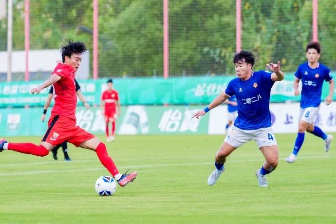 中乙第二十六轮，上海海港富盛经开队主场2-1深圳二零二八队